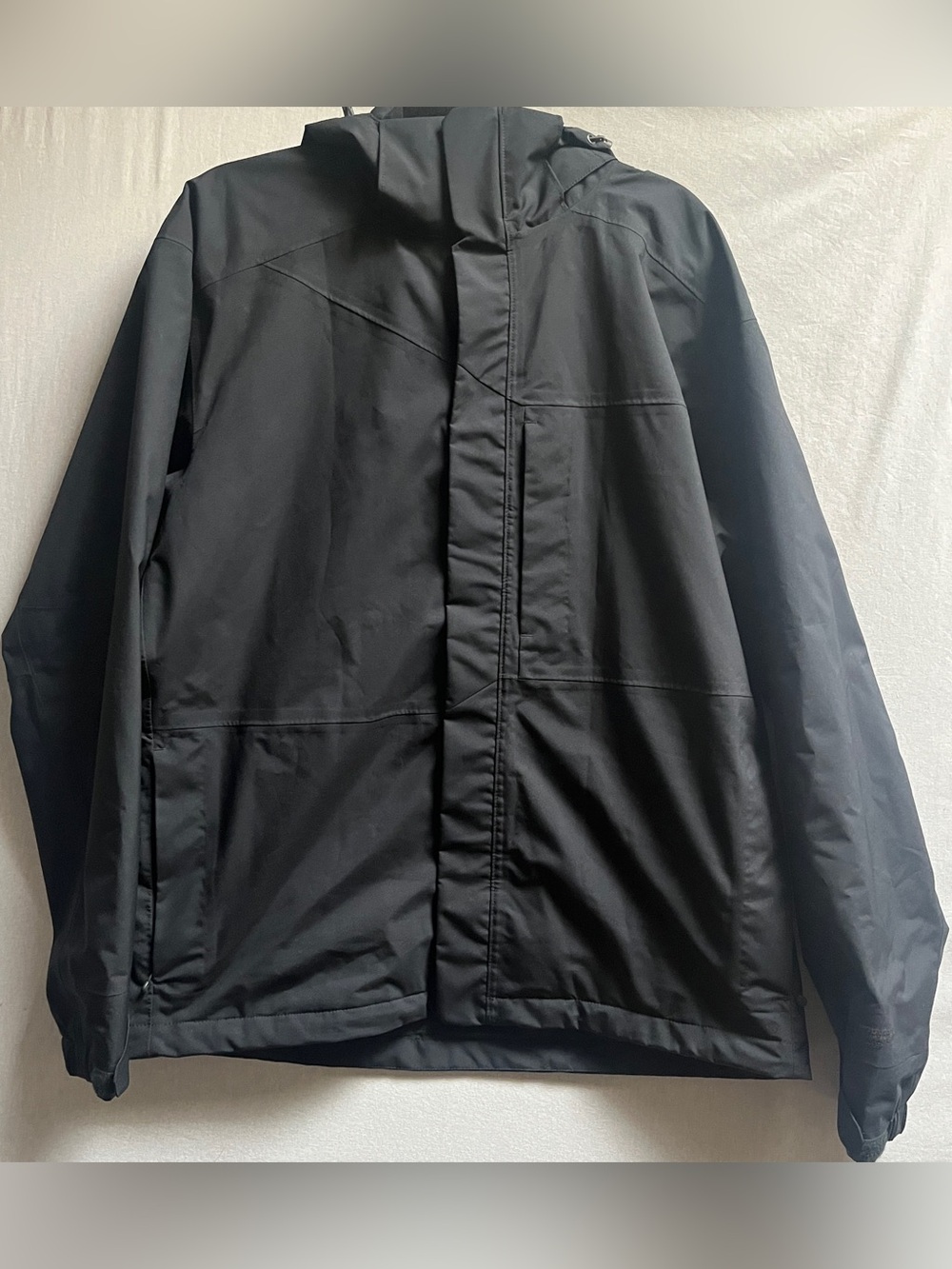 MEC Mens Large Eco Storm Waterproof Breathable Hooded Rain Shell Jacket